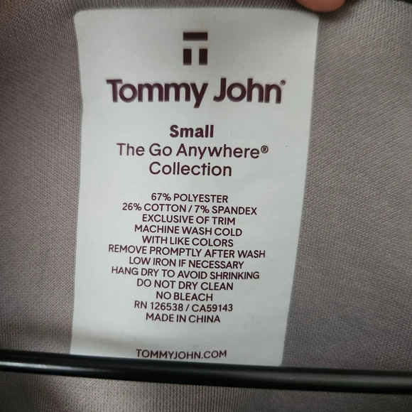 Tommy John | The Go Anywhere Collection Crewneck Sweatshirt in Gray - Size S - Picture 10 of 10